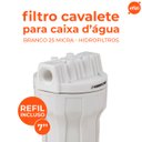 Ver imagem 2 de Filtro Purificador Clor 7" 5 Micra Branco Hidrofiltros