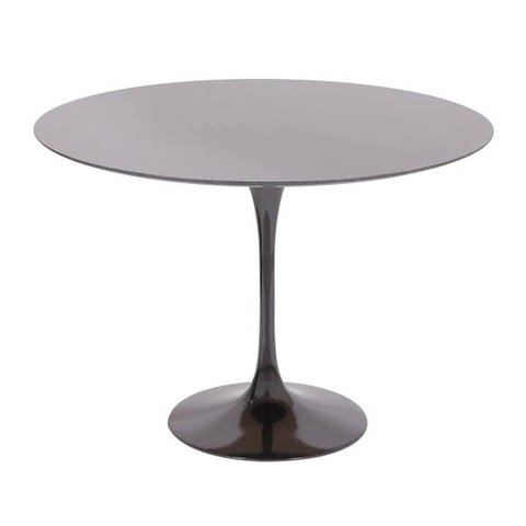Mesa Saarinen Redonda São Gabriel 90cm Base Preta
