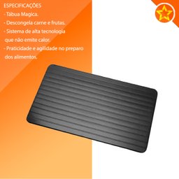 Tábua para Descongelar Alimentos Rápido - 3