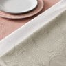 Toalha de Mesa Retangular 6 Lugares Jacquard Melli Branca Karsten - 2