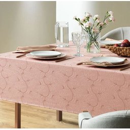Toalha de Mesa Retangular 6 Lugares Jacquard Melli Branca Karsten - 3