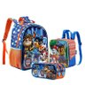 Kit Escolar Infantil 3 Peças Patrulha Canina 11782 Azul - Xeryus - 1