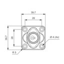 Ver imagem 3 de Fecho Baulete C264zcr-ei com Chave Cromado Sc 3f