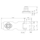 Ver imagem 2 de Fecho Baulete C264zcr-ei com Chave Cromado Sc 3f
