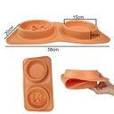 Ver imagem 2 de Bebedouro Comedouro Silicone Cachorro Gato Agua Raçao Hidrataçao Pet Passeio Viagem Caminhada Saida