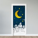Ver imagem 1 de Adesivo de Porta - Noite 3d 1