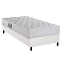Ver imagem 1 de Conjunto Box Solteiro: Colchão Espuma Herval D45 New Top + Base Crc Corano White (88x188)