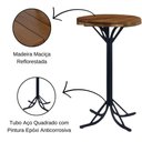 Ver imagem 4 de Bistrô Itália em Metal Preto 60 Cm