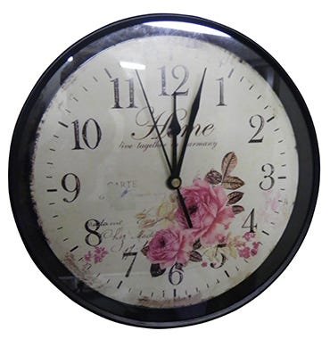 Relógio de Parede com Pendulo Vintage Retro Decorativo - 2