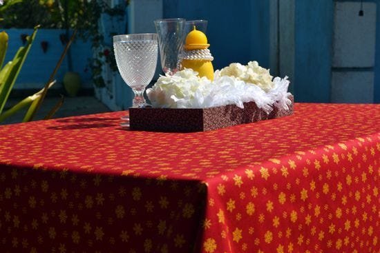 Toalha De Mesa Natal Estampada 4 Cadeiras Xadrez Vermelho