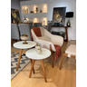 Mesa de Canto Bella Off White Deline - 1
