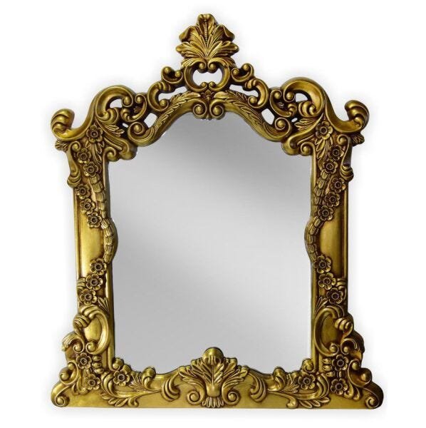Espelho Veneziano Dourado Antique 100 x 115 - 1