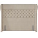 Ver imagem 4 de Cabeceira Cama Box King 195 Cm P05 Madrid Linho Bege Escuro - Lyam Decor