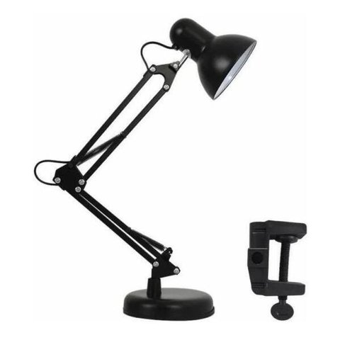 Abajur de Mesa Articulavel Luminária Pixar Base Garra Preta