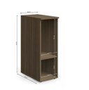 Ver imagem 2 de Nicho P/ Cpu Linha Frame Kappesberg F200 Cor Carvalho Munique