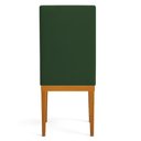 Ver imagem 6 de Kit 6 Cadeiras de Jantar Solana Veludo Base de Madeira - Pallazio Cor:Verde