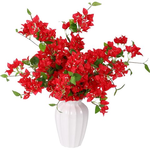Flores de Primavera Ramos Grande 80cm Bougainville Decoração