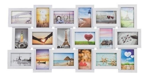 Painel De Fotos Para 18 Fotos 10x15 Multifotos - Branco - 3