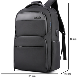 Mochila Notebook Viagem Faculdade Resistente Feminina Masculina - 11