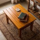 Ver imagem 2 de Mesa de Centro Rústica Madeira Maciça Sala Apoio 80x60 Ripada