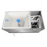 Bebedouro Industrial Beloar Suspenso 50 litros + Cuba inox - 110v - Cuba 1,80 metros com 4 torneiras - 14