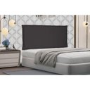 Ver imagem 3 de Cabeceira Painel Casal 1,40m Veneza Suede Preto