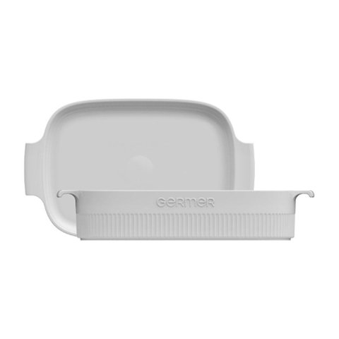 Assadeira 30cm 2,5l de Porcelana Germer Retangular Branco