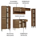 Ver imagem 5 de Armário de Cozinha Completa 261cm Rustic Emilly Hit Madesa