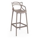 Ver imagem 3 de Kit 16 Banquetas Allegra com Encosto Design Cozinha/bancada - Fendi