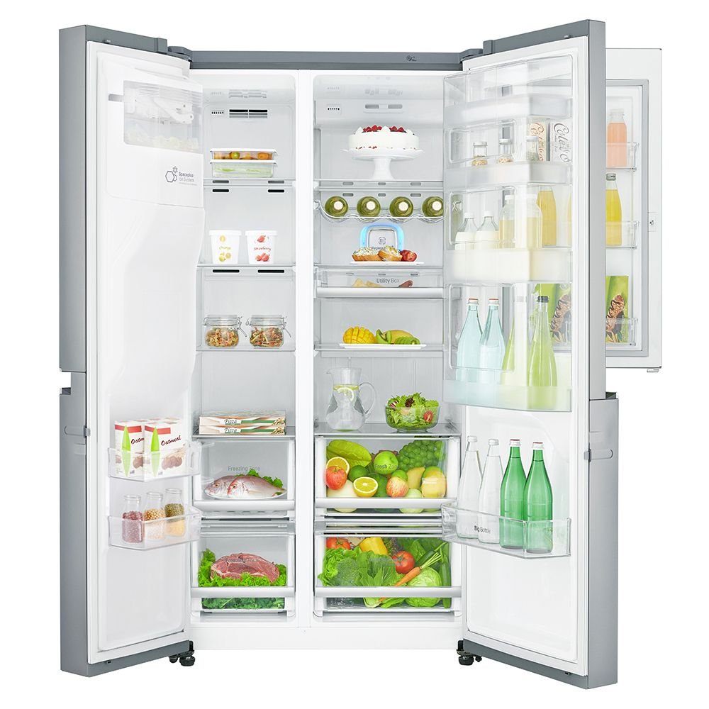 Refrigerador Smart LG Side By Side Door In Door 601L Inox 220V GS65SDN1 - 6