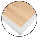 Ver imagem 5 de Mesa de Apoio Lateral para Sofá Belfast Branco e Jade