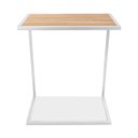 Ver imagem 3 de Mesa de Apoio Lateral para Sofá Belfast Branco e Jade