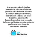 Ver imagem 3 de Kit 5 Tampas Plástica Para Válvula Tanque Pia Escoamento