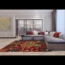 Ver imagem 1 de Tapete Patchwork Herat Vinho - 2,00 x 2,90