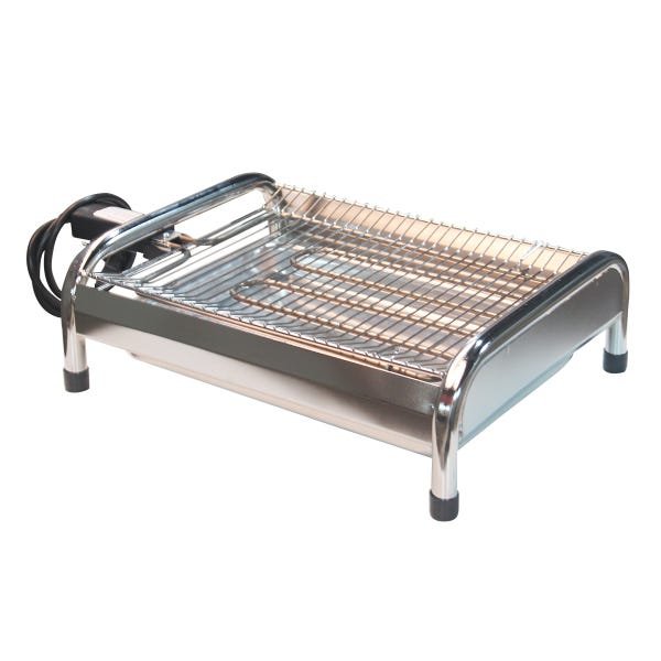 Churrasqueira Elétrica Grill Super Potente e Prática 220v 1600w Sem Fumaça - Metalrio - 4