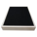 Ver imagem 5 de Base Box para Cama Viúva 128x188cm Liz S05 Sintético Bege - Mpozenato