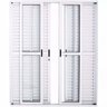 Porta Balcão Sacada 6 Folhas Alumínio Branco Lux 210 x 200 - 1
