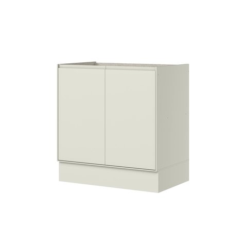 Balcão 02 Portas 80cm Fineze C661 Areia Hp - Henn