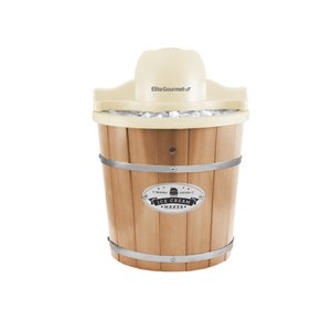 Elite Gourmet Eim-924l Máquina de Sorvete Elétrica 4qt, Creme
