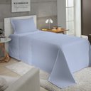 Ver imagem 6 de Jogo de Cama Solteiro Liso 300 Fios Nova América:azul