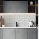 Ver mais imagens de Kit 8 Placas Encaixe Acabamento Revestimento Fosco 3d Pvc Modelos:tijolinho Retro