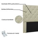 Ver imagem 3 de Cabeceira Tania Para Cama Box King 195 cm Corino - D’Rossi