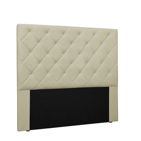Cabeceira Tania Para Cama Box King 195 cm Corino - D’Rossi