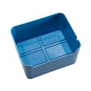 Ver imagem 2 de Porta Lenço Papel Máscara 18x15cm Caixa Azul Bambu Natural