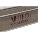 Ver imagem 7 de Cama Box Solteiro: Colchão Molas Ortobom Superpocket Fort Airtech Spring + Base Branco(88x188)