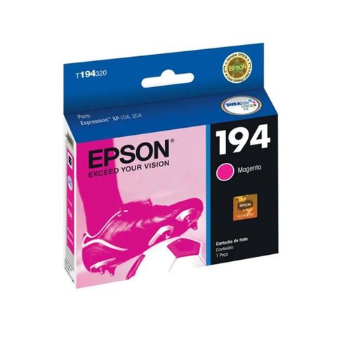 Cartucho de Tinta Epson T194320 T194 Magenta | Expression Xp214 Xp 214 Xp204 Xp 204