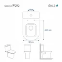 Ver imagem 5 de Tampa de Vaso Sanitario Polo Branco Gelo Para Bacia Deca