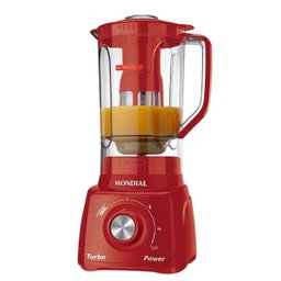 Liquidificador Mondial com Filtro 500W 2.2L Vermelho L-99-Fr - 127V - 3