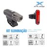 Farol USB 350 Lumens e Sinalizador Traseiro USB 10 Lumens XPlore - 2