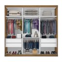 Ver mais imagens de Guarda Roupa Casal 3 Portas 4 Gavetas de Correr Itália -Mt- Rei de Casa Freijó